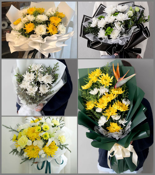 贵州毕节市织金县黑土镇打括村白事花束代送